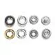 Baby Snap Jersey Druckknöpfe 20er Sets (80 Teile) - offen - B5 schwarz