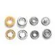 Baby Snap Jersey Druckknöpfe 20er Sets (80 Teile) - offen - B10 gelb
