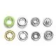 Baby Snap Jersey Druckknöpfe 20er Sets (80 Teile) - offen - B44 hellgrün