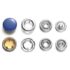 Baby Snap Jersey Druckknöpfe 20er Sets (80 Teile) - geschlossen - B58 indigo