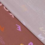 *B-WARE* Viskose "self love" - choco – Bild 3
