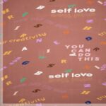 *B-WARE* Viskose "self love" - choco