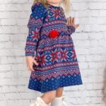 Drehkleid Zimtstern Größe 74-164 – Bild 10