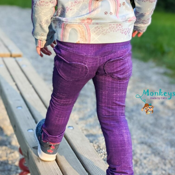 Jeggings Caramia Kinder Mädchen Hose naehanleitung Schnittmuster