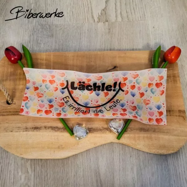 Biberwerke Lächle! Es irritiert die Leute.