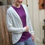 Cardigan „Easy-flow“ 36-48 für dünne Stoffe und Strickstoffe geeignet – Bild 3