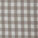 *REST* 54 x 150 cm Flanell "Aalen" - Karo - naturweiß/schlamm – Bild 3
