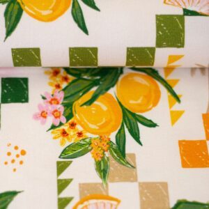 Jersey "Summer" - Zitronen - Swafing