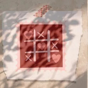 Plottermotiv Tic tac toe