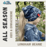 Schnittmuster * All Season Longhair Beanie * #Mütze Kids & Erwachsene