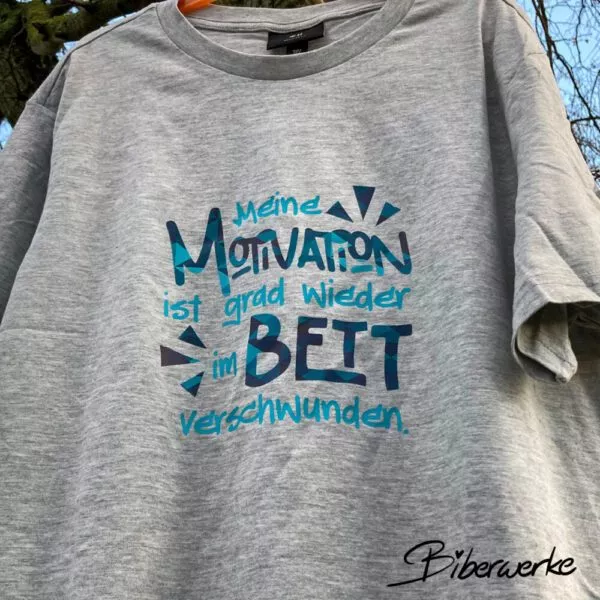 Biberwerke Meine Motivation ist grad wieder im Bett verschwunden