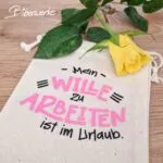 Biberwerke Mein Wille zu arbeiten