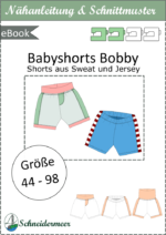 Babyshorts „Bobby“ mit Seitenstreifen Gr. 44-98, A4+A0/A1 – Bild 12