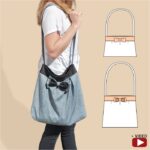 Caro – Shopper, Strand- oder Handtasche, inkl. Schleife + Videotutorial