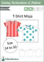 Maja – enges Jersey Shirt, 4 Ärmellängen, BU 80-116, A4+A0 – Bild 4