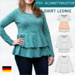 Leonie Stufenshirt mit Empire-Teilung BU 80-116, A4+A0