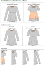 Leonie Stufenshirt mit Empire-Teilung BU 80-116, A4+A0 – Bild 5