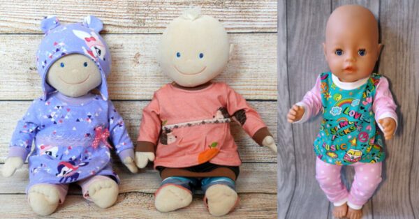 PICCOLA COCCOLETTA: HOODIE - EBOOK - PUPPEN: GRÖSSE 40-45 CM – Bild 7