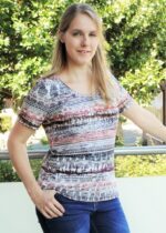 Maja – enges Jersey Shirt, 4 Ärmellängen, BU 80-116, A4+A0 – Bild 2