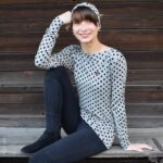 Schnittmuster Strickpullover "Bettina" mit U-Boot Ausschnitt Gr. 32-46 – Bild 7