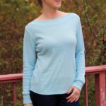 Schnittmuster Strickpullover "Bettina" mit U-Boot Ausschnitt Gr. 32-46 – Bild 8