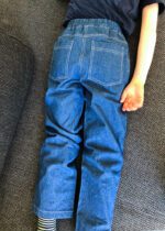 Toni Kinderhose mit Gummizug und Taschen Gr. 98-164, A4+A0 - Webware oder Sweat – Bild 4