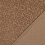 Baumwollfrottee "Animal Skin" - braun – Bild 4