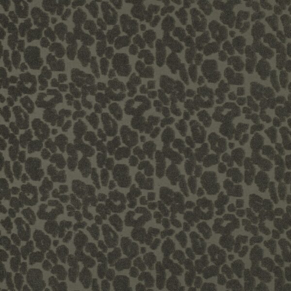 Baumwollfrottee "Animal Skin" - khaki – Bild 4