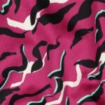 Baumwoll-Satin - Animal Skin - fuchsia