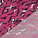 Baumwoll-Satin - Animal Skin - fuchsia – Bild 5