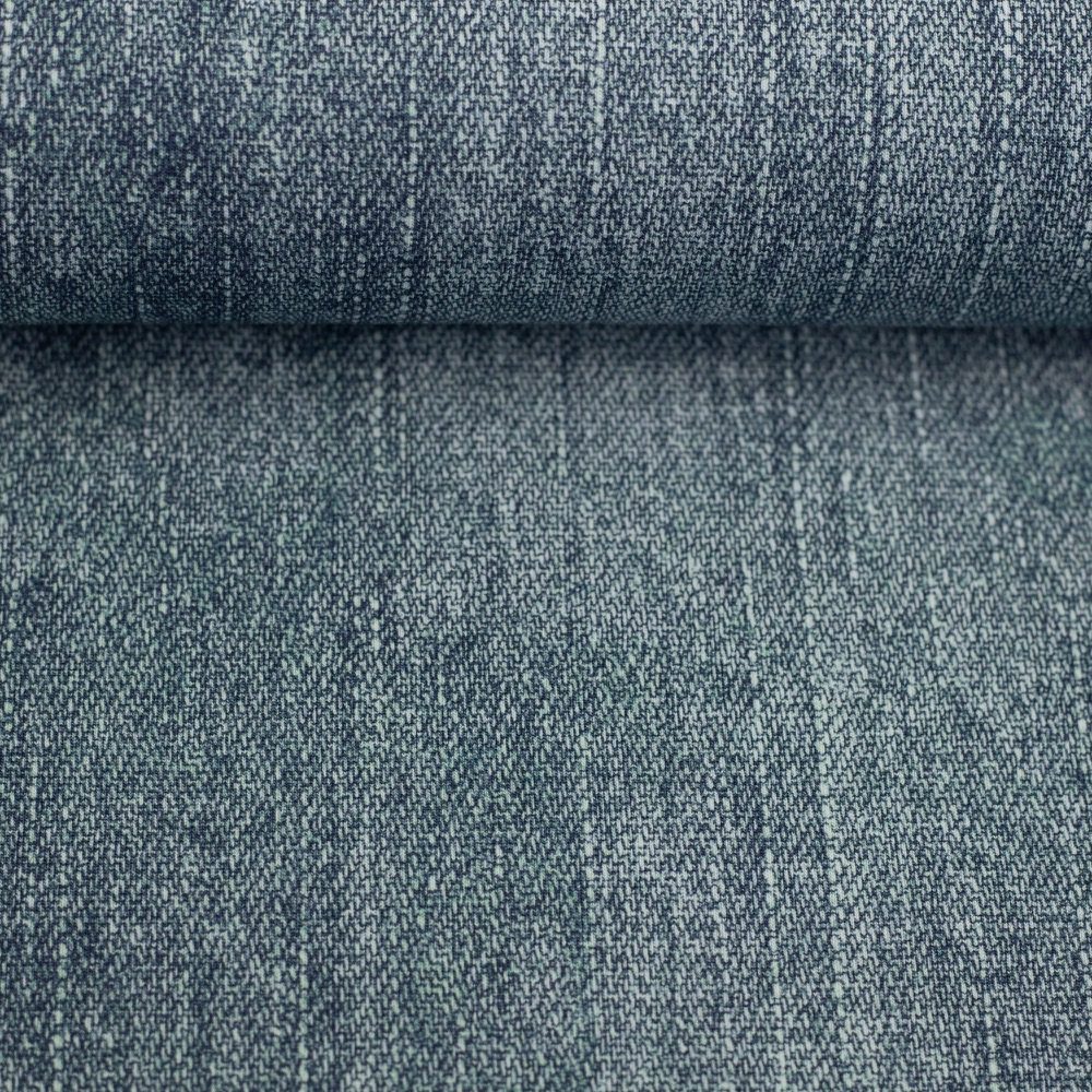 082599-001259-denim-frenchterry-ballen French Terry "Denim" - Jeans-Look - blau – Bild 1