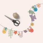 Girlande mit Ostermotiven - DIY Osterdeko zum Ausschneiden (von Hand oder Plotter) – Bild 3