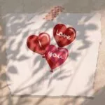 Luftballons Herzen I love you