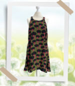 Lenzing™ ECOVERO™ - Poppies - moosgrün - Nerida Hansen – Bild 3