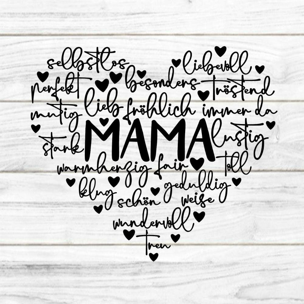 Herz Muttertag_byseehasdesign1 Herz Muttertag Plotterdatei SVG DXF FCM – Bild 1