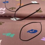 *B-WARE* Viskose "self love" - choco – Bild 4