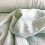 *REST* 75 x 135 cm - Musselin "Bambino" - pastel mint