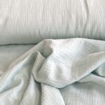 *REST* 75 x 135 cm - Musselin "Bambino" - pastel mint – Bild 2