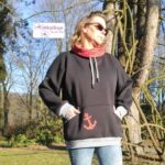 Oversized Hoodie Weites Winter Meer Damen – Bild 20