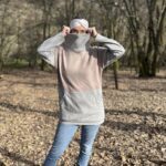 Oversized Hoodie Weites Winter Meer Damen – Bild 11