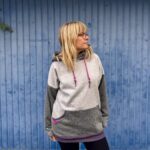 Oversized Hoodie Weites Winter Meer Damen – Bild 2