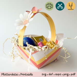 bastelset osternest vorlage