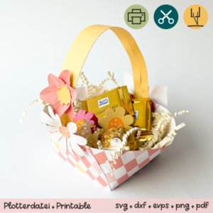 osternest basteln vorlage