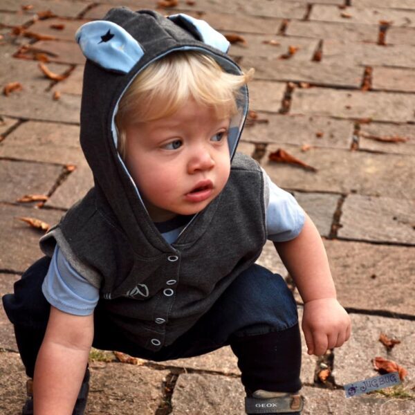 Main CasualVest - Kinderweste mit Ohrenoptionen - 68-134 – Bild 5