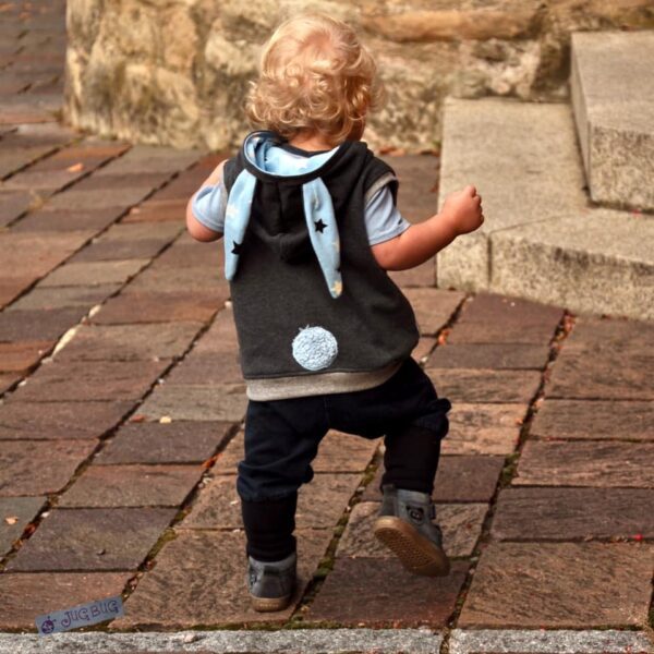 Main CasualVest - Kinderweste mit Ohrenoptionen - 68-134 – Bild 6