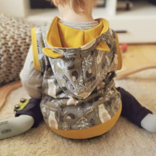 Main CasualVest - Kinderweste mit Ohrenoptionen - 68-134 – Bild 7