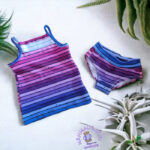 Schnittmuster Unterhemd Top Überbleibsel für Mädchen 86-164 – Bild 6