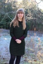 Modal French Terry "Ruby" - dunkelgrau-grün - Swafing – Bild 4