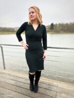 Modal French Terry "Ruby" - dunkelgrau-grün - Swafing – Bild 3