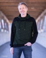 Modal French Terry "Ruby" - dunkelgrau-grün - Swafing – Bild 2